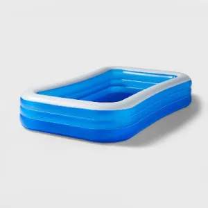 10' X 22" Deluxe Rectangular Family Inflatable Above Ground Pool - Sun Squad