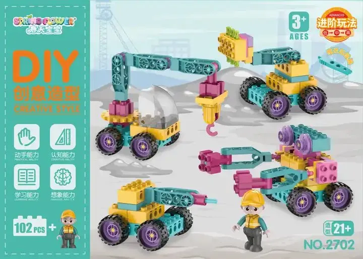 102-Piece DIY Set for Building Models
