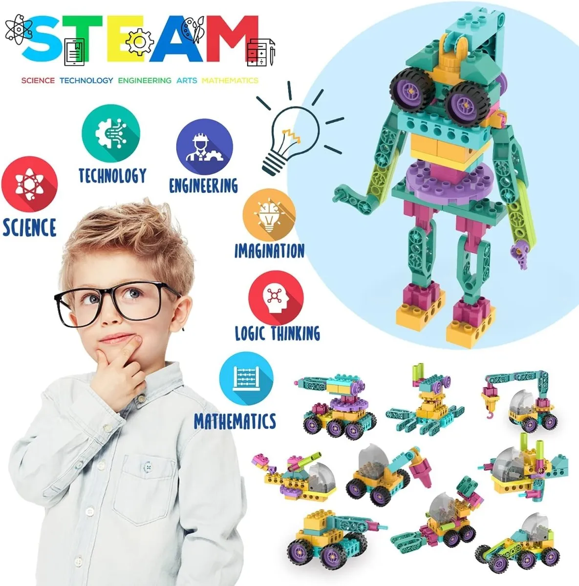 102-Piece DIY Set for Building Models