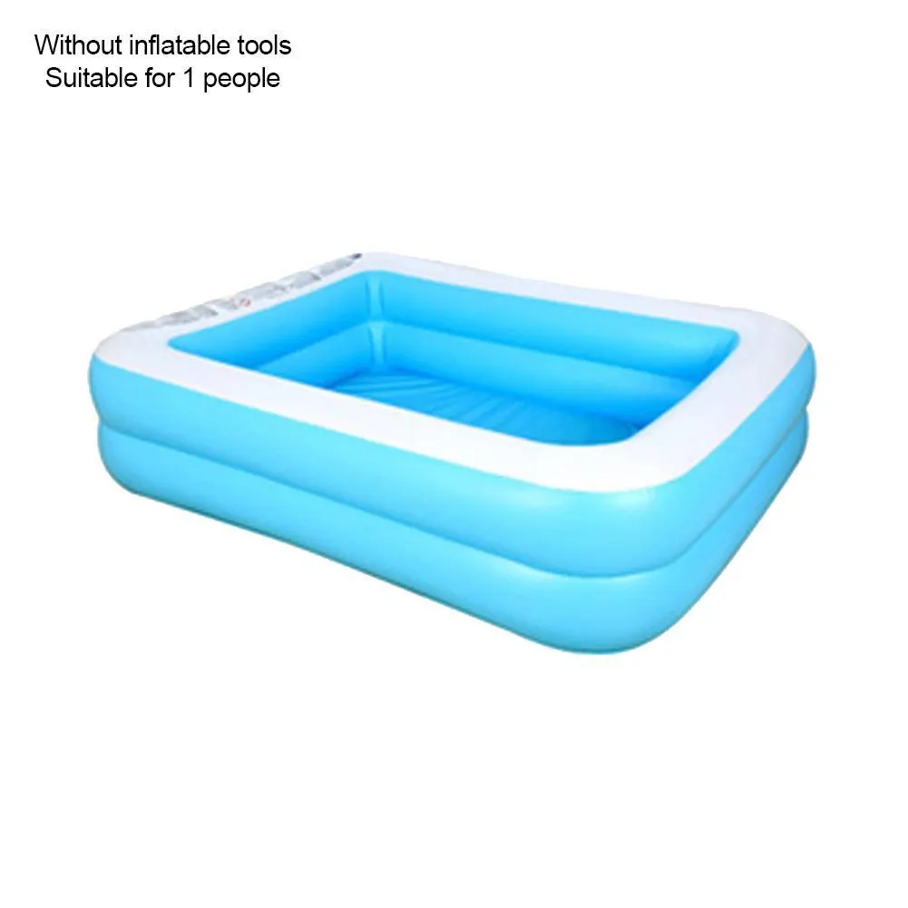 110/128/155CM Rectangular Inflatable Swimming Pool