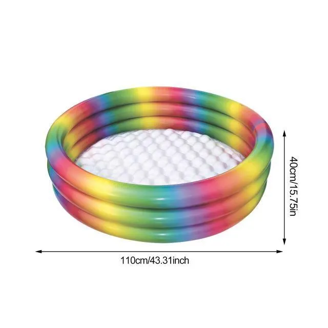 110/128/155CM Rectangular Inflatable Swimming Pool