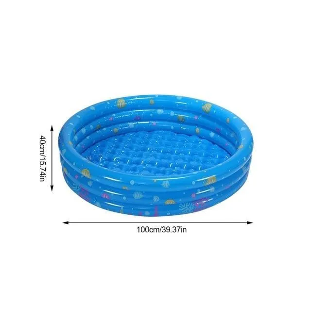 110/128/155CM Rectangular Inflatable Swimming Pool