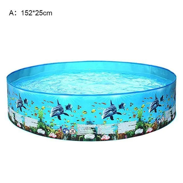 110/128/155CM Rectangular Inflatable Swimming Pool