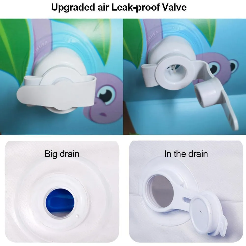 110/128/155CM Rectangular Inflatable Swimming Pool