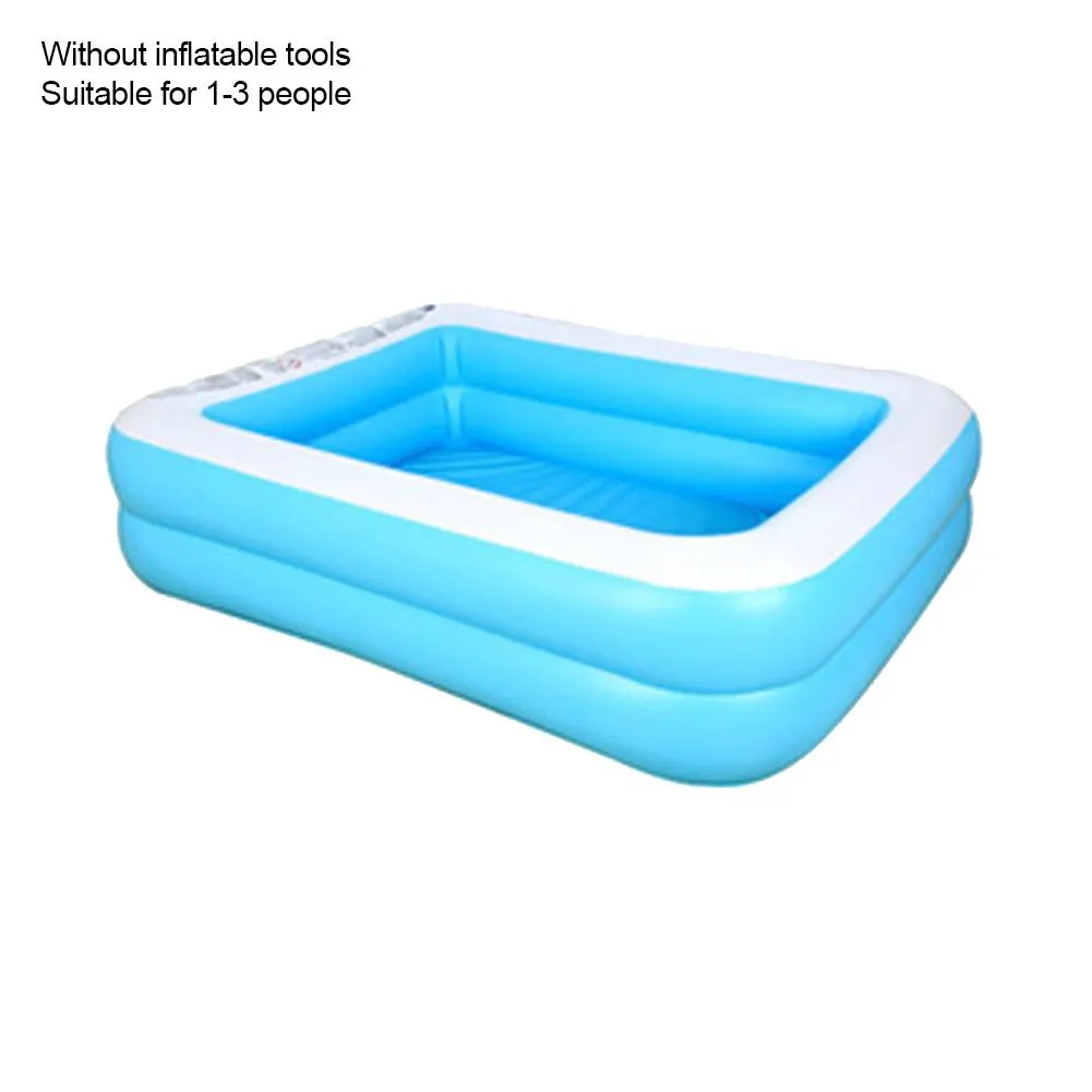 110/128/155CM Rectangular Inflatable Swimming Pool