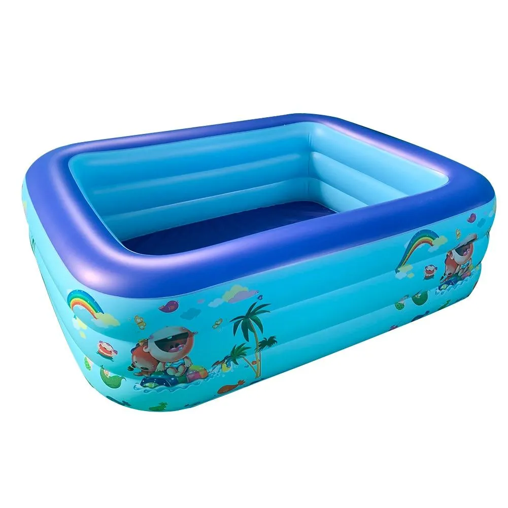 110/128/155CM Rectangular Inflatable Swimming Pool