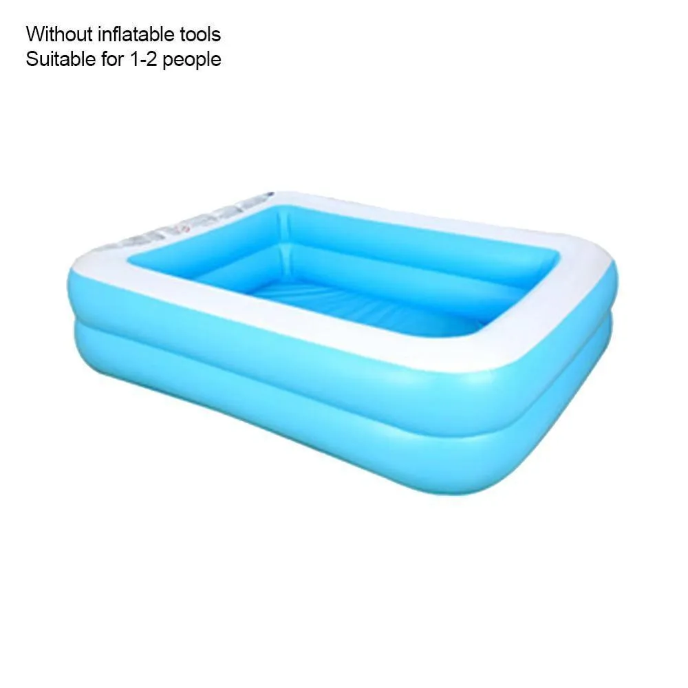 110/128/155CM Rectangular Inflatable Swimming Pool