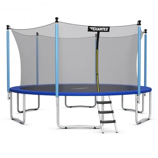 12 FT Trampoline Combo Bounce with Spring Pad Ladder