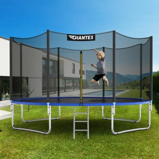 12/14 ft Trampoline Bounce Jump Combo with Spring Pad-12'