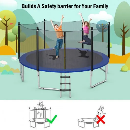 14FT 15FT 16FT Replacement Trampoline Safety Enclosure Net-15'