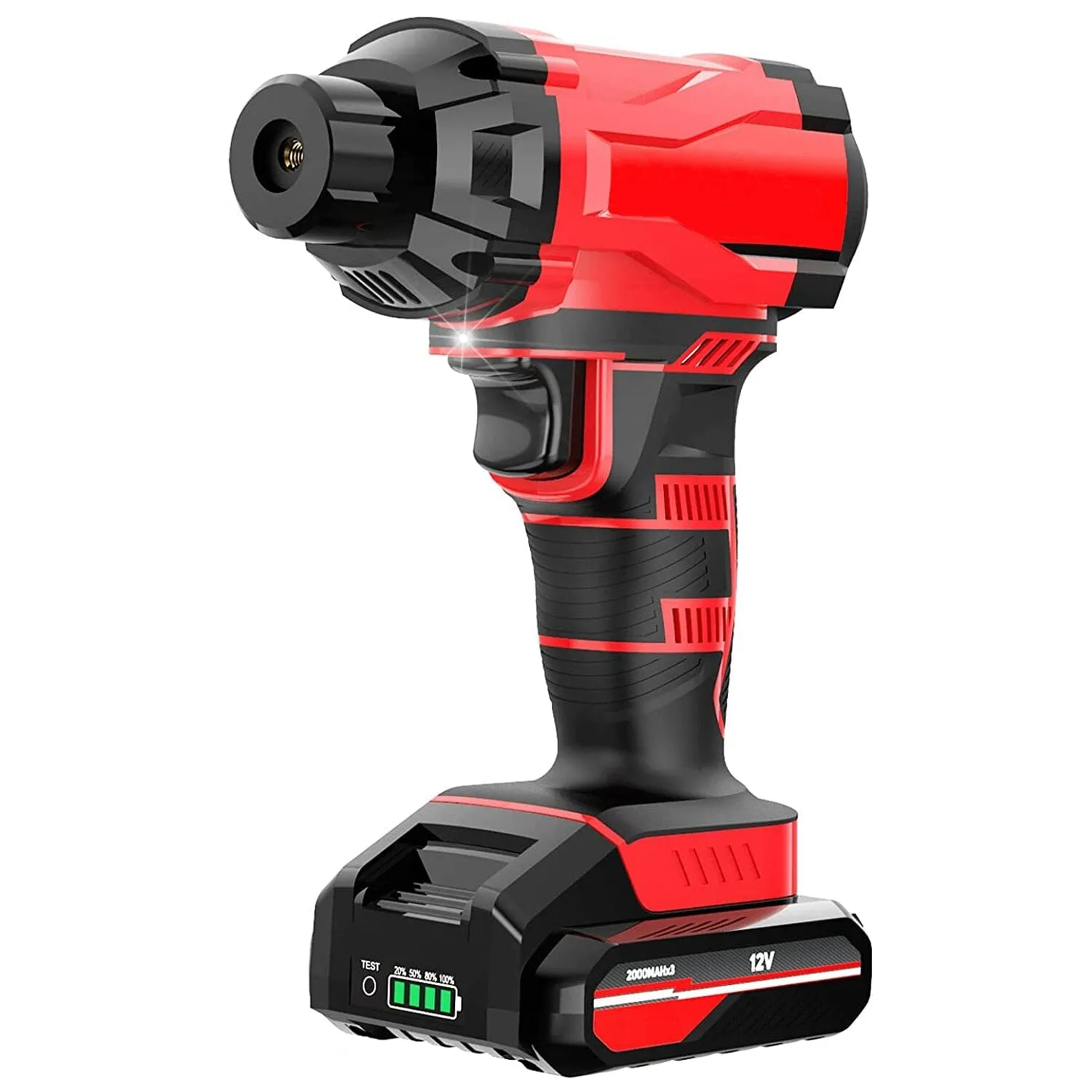150 PSI 12V Portable Cordless Tire Pump 6000mAh Rechargeable with LED Light