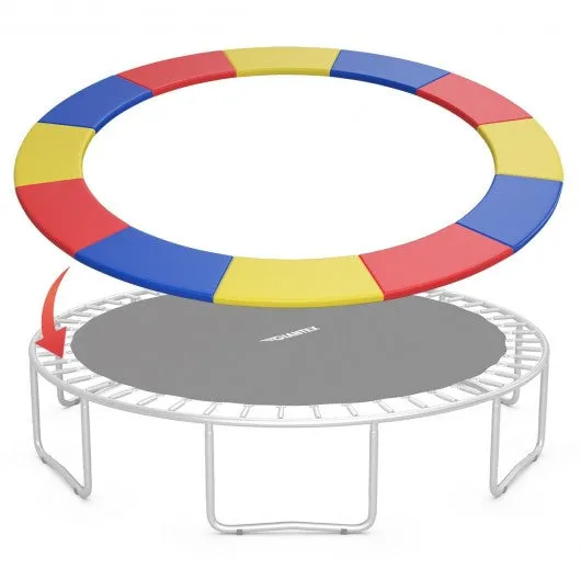 15FT Trampoline Replacement Safety Pad Bounce Frame Waterproof Cover-Color