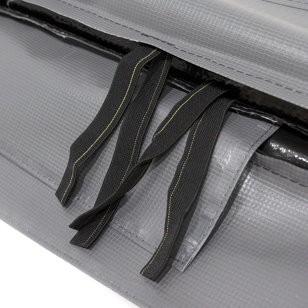 15'x9' Rectangle Spring Pad - Dual Black/Grey 2-Piece
