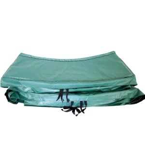 17' Oval Hunter Green Spring Pad for 6 Pole Enclosure