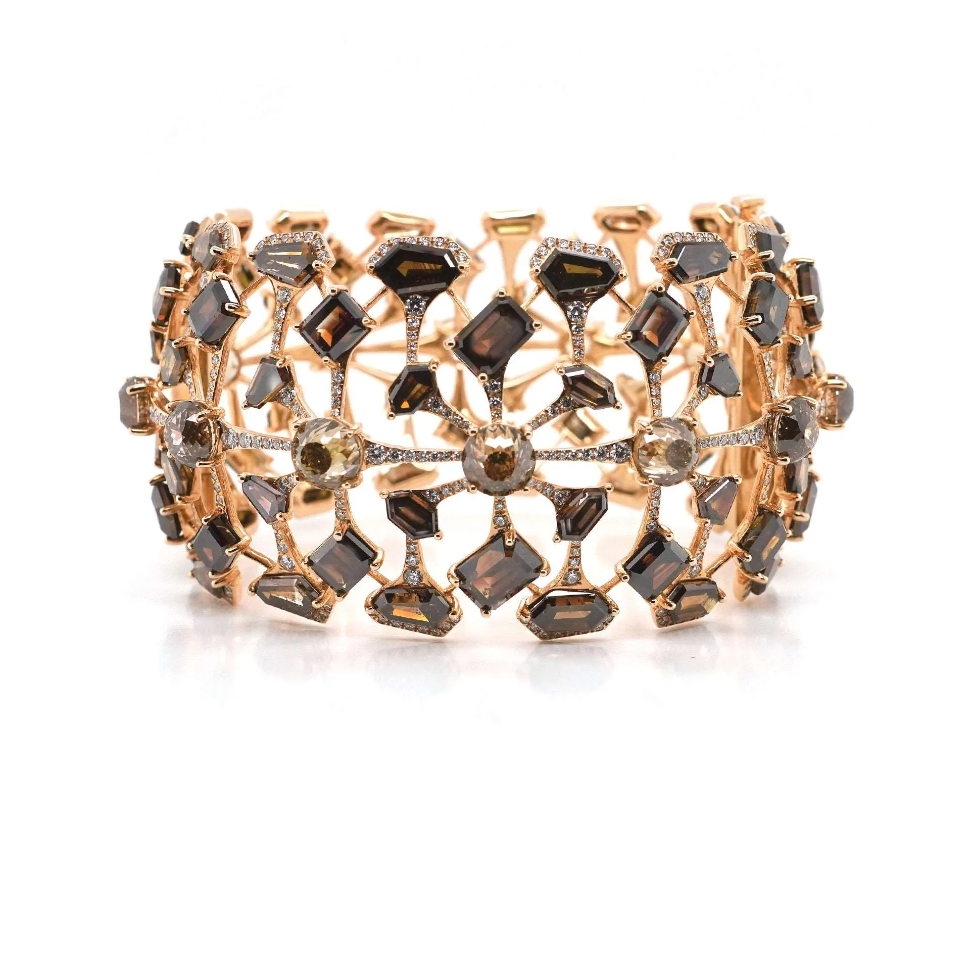 26.93 / 23.18 cts Fancy Brown Diamond Bangle (ENQUIRE)