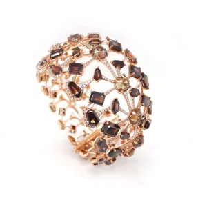 26.93 / 23.18 cts Fancy Brown Diamond Bangle (ENQUIRE)