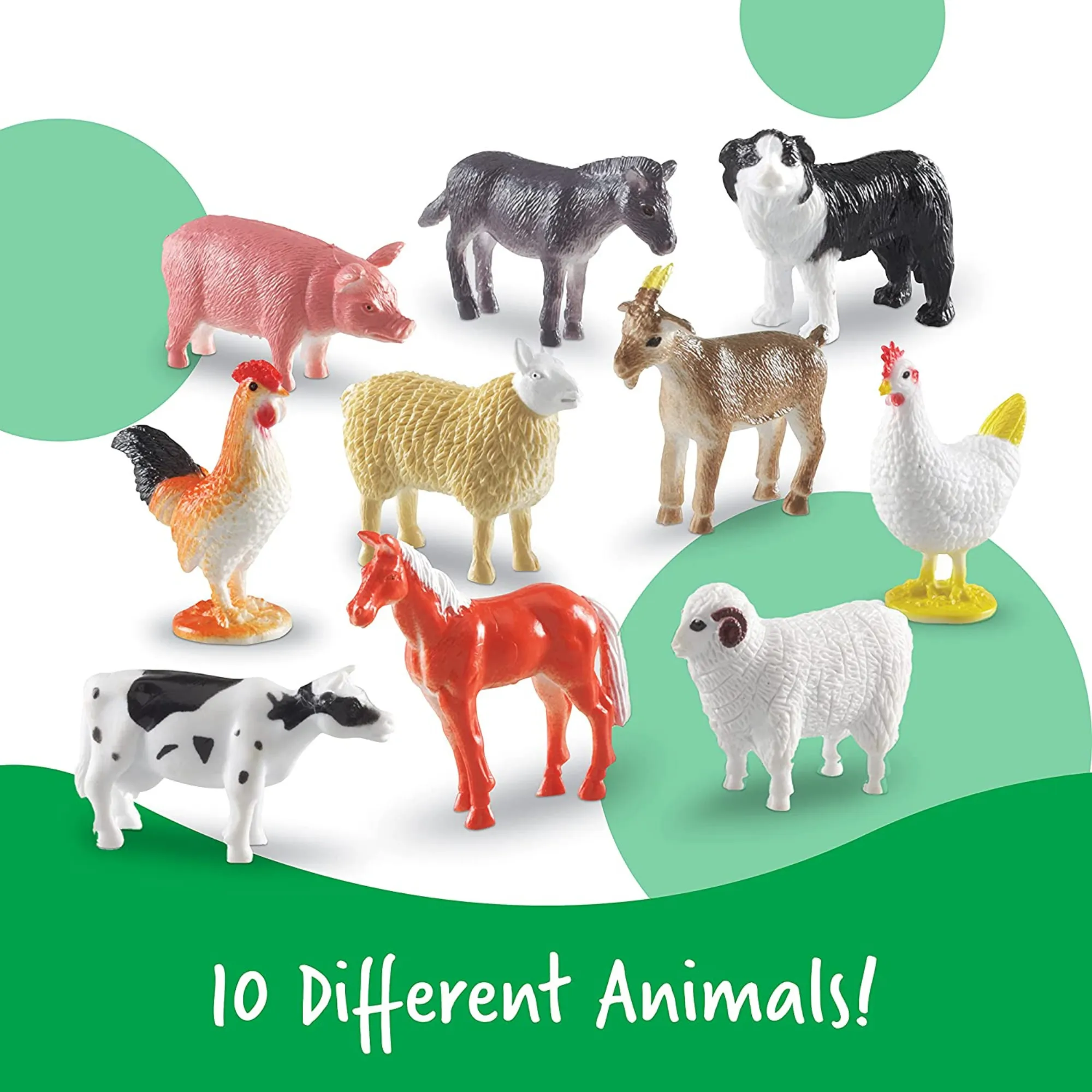 60 Farm Animal Counters