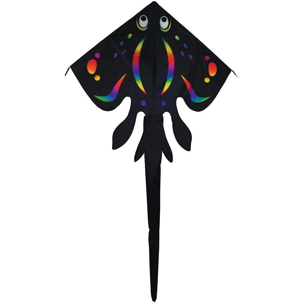 72" Stingray Kite - Black