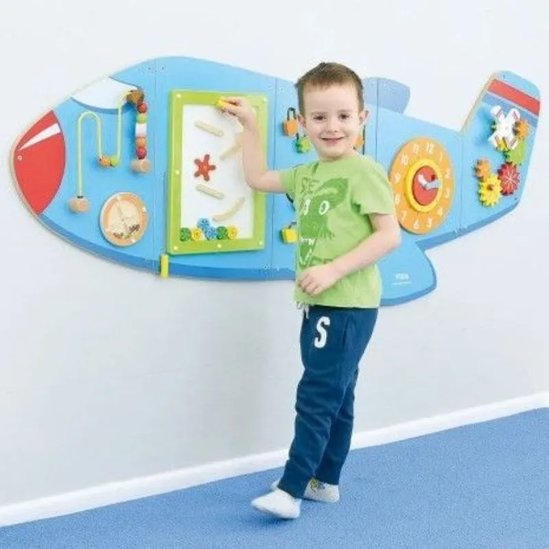 Airplane Activity Sensory Wall Panel