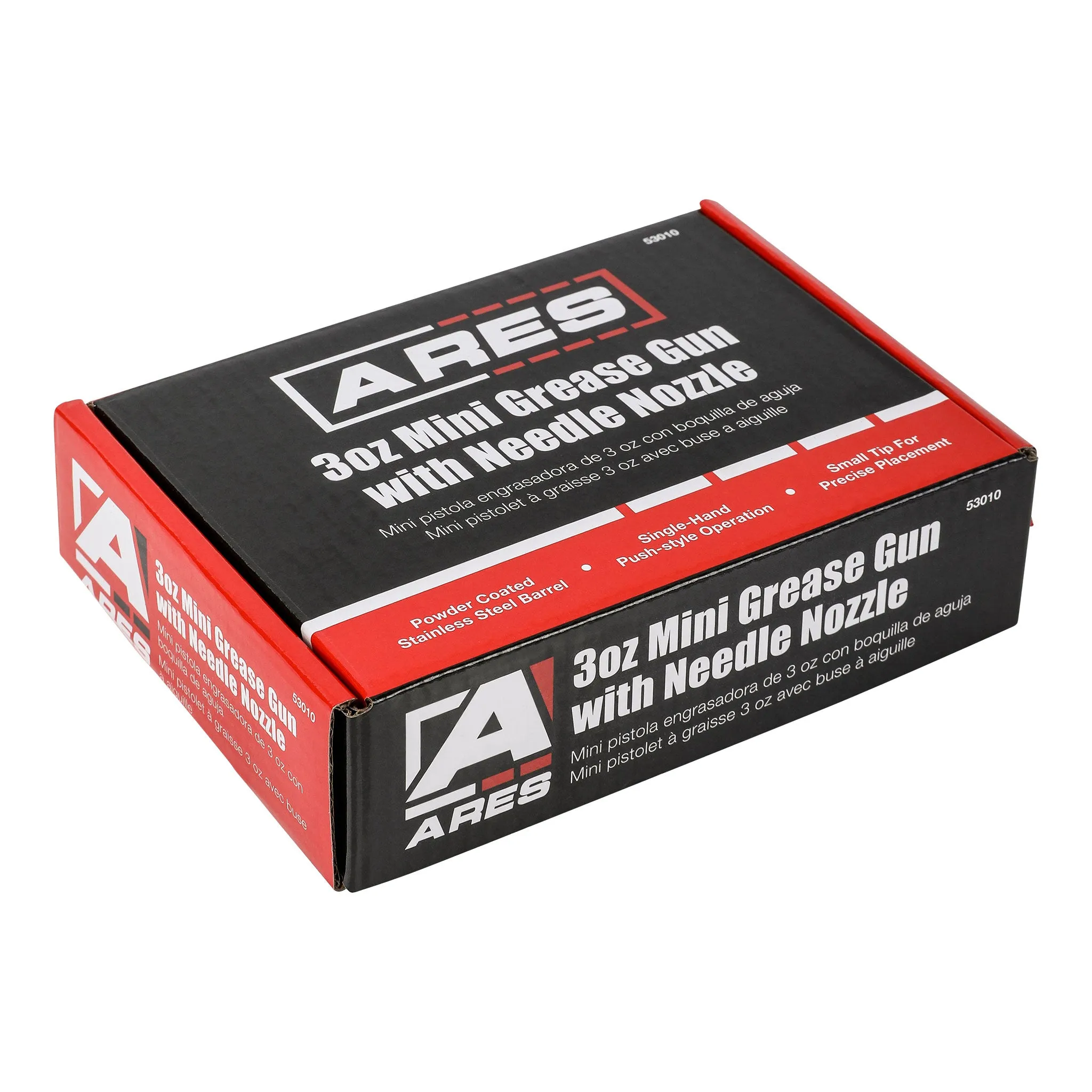 ARES 53010 - 3-Ounce Push-Type Mini Grease Gun