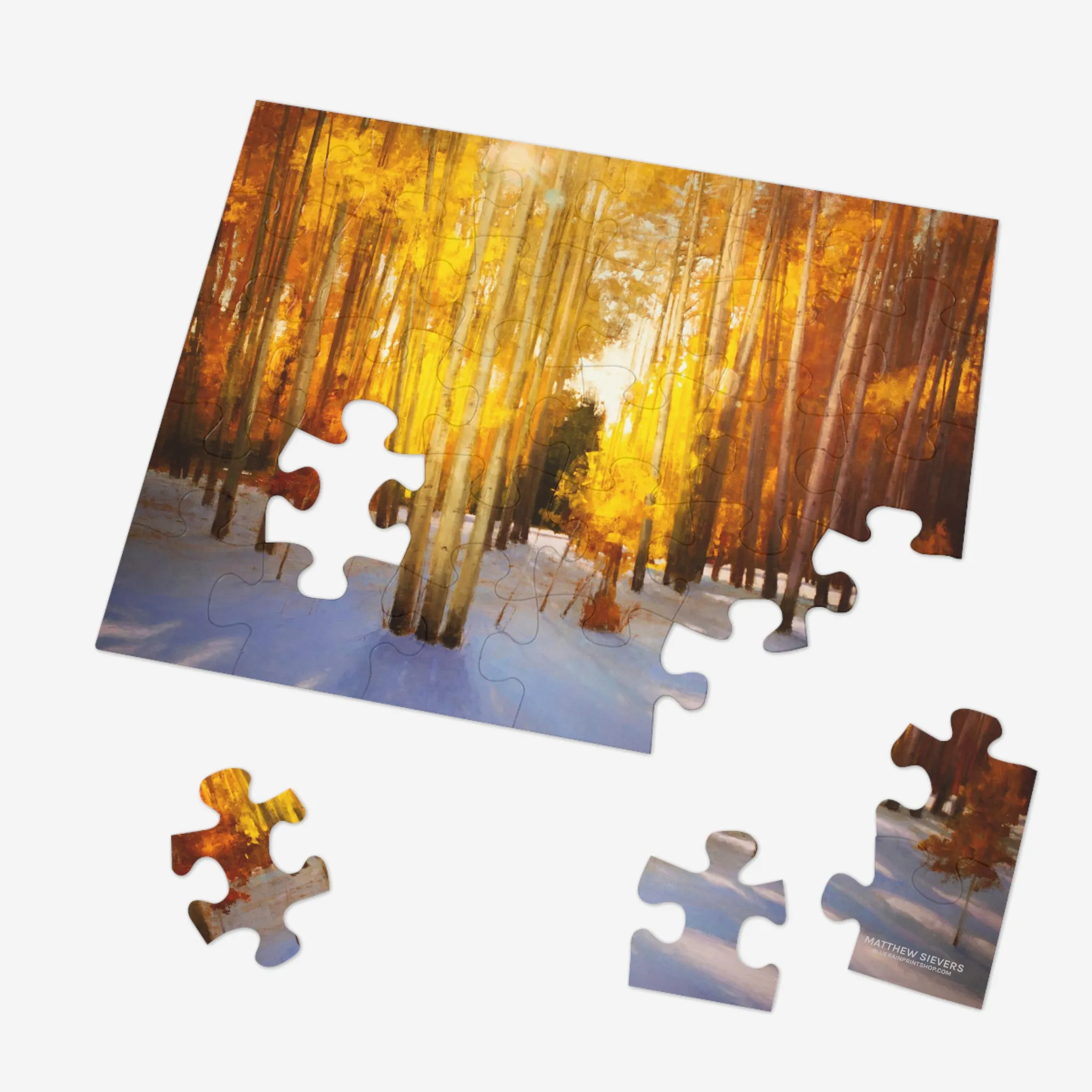 Aspen Shadows Jigsaw Puzzle