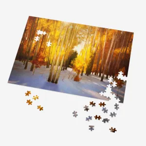Aspen Shadows Jigsaw Puzzle