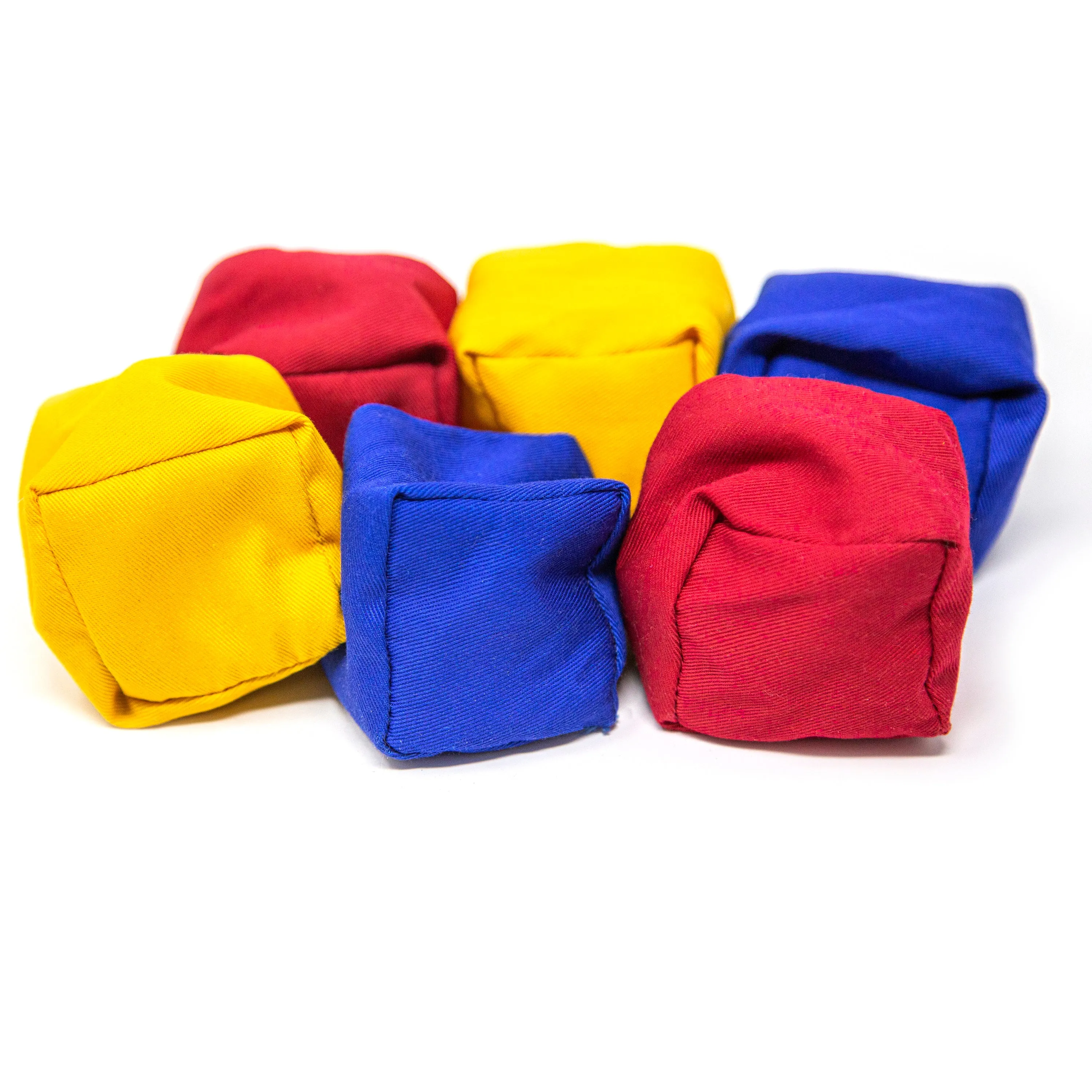 Assorted Colored Bean Bags Set of 6