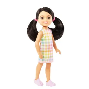 Barbie Club Chelsea Doll Rainbow Plaid Dress