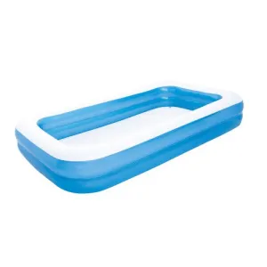 Bestway Blue Rectangular Family Pool (10' x 72" x 18"/3.05m x 1.83m x 46cm)