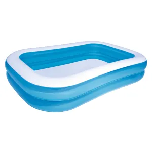 Bestway Blue Rectangular Family Pool (8'7" x 69" x 20"/2.62m x 1.75m x 51cm)