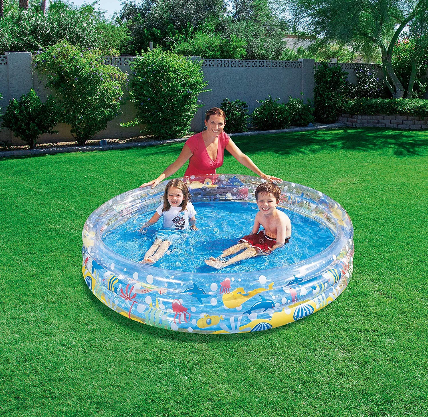 Bestway Deep Dive 3-Ring Pool (72" x H13"/1.83m x H33cm)