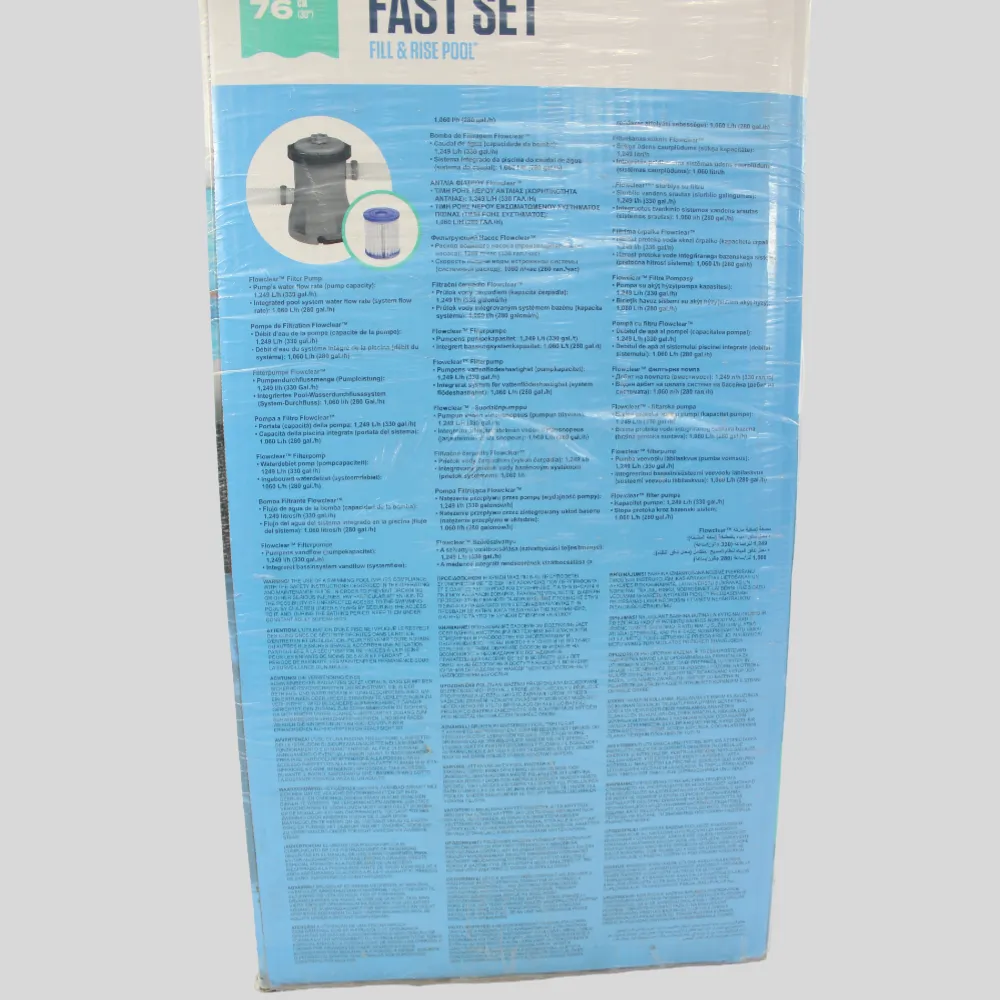 Bestway Fast Set™ Round Inflatable Pool With Pump