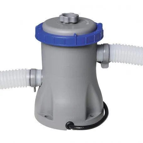 BESTWAY INFLATABLE ROUND SELF-SUPPORTING POOL ABOVE GROUND 305X76CM WITH FAST SET FILTER PUMP