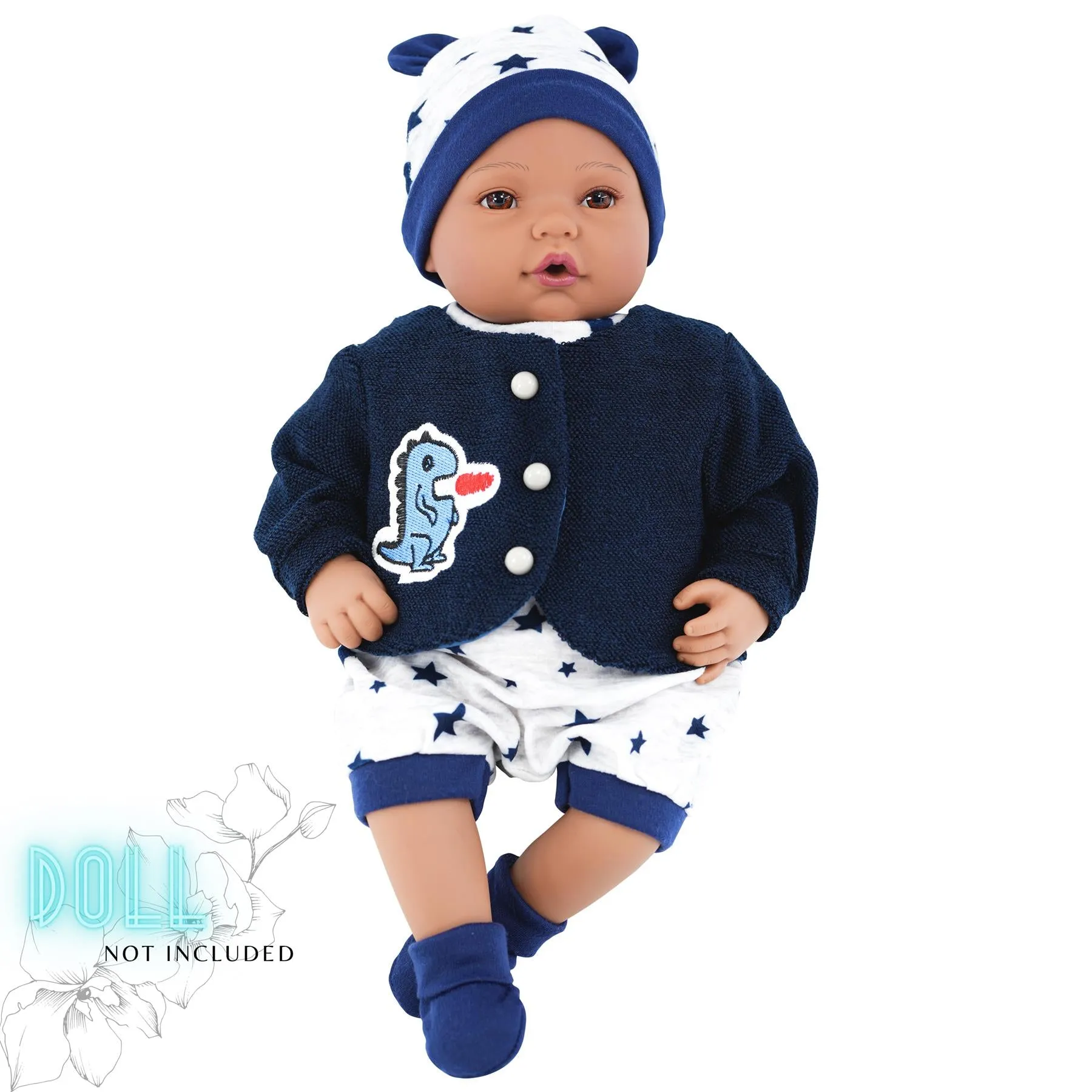 BiBi Outfits - Reborn Doll Clothes (Navy) (50 cm / 20")