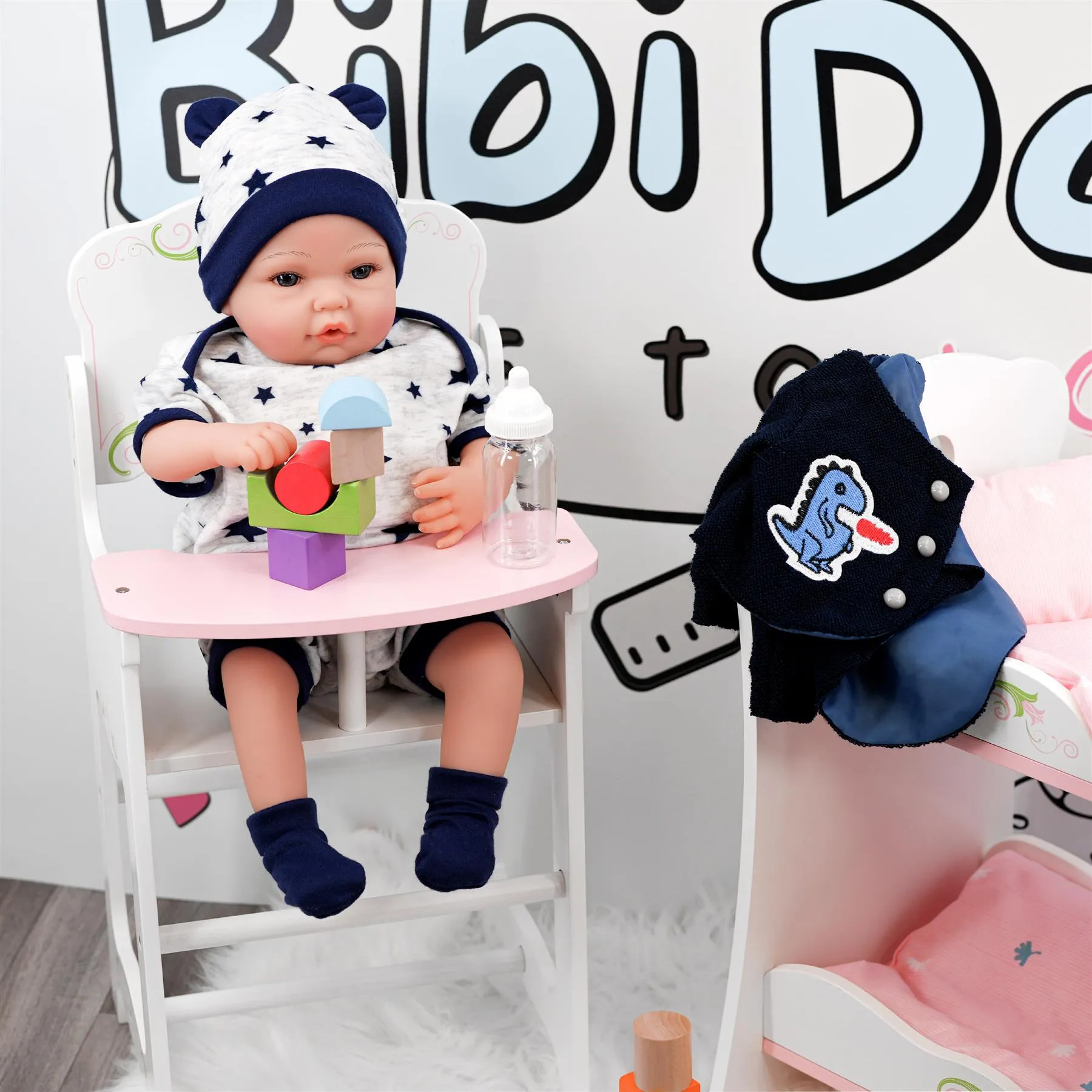 BiBi Outfits - Reborn Doll Clothes (Navy) (50 cm / 20")
