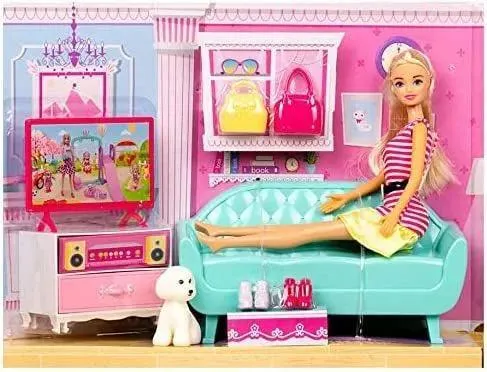 Bingo Bobi Doll with Living Room