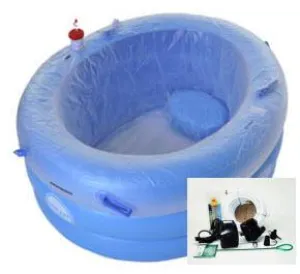 Birth Pool In A Box Eco MINI Personal Pool Package - SKY BLUE