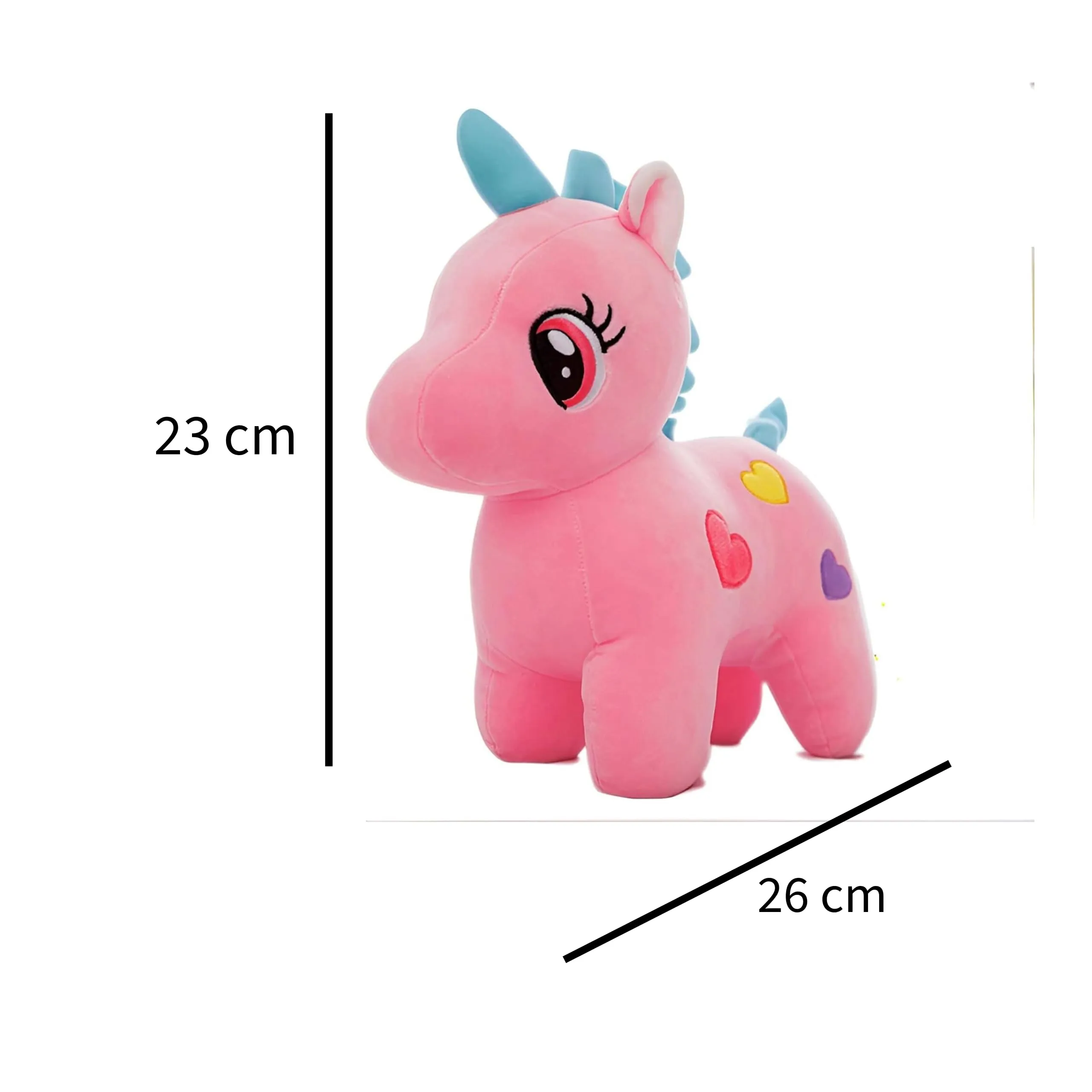 BKDT Marketing Unicorn Plush Soft Toy Cute Kids Birthday Animal Baby Boys/Girls (Unicorn)