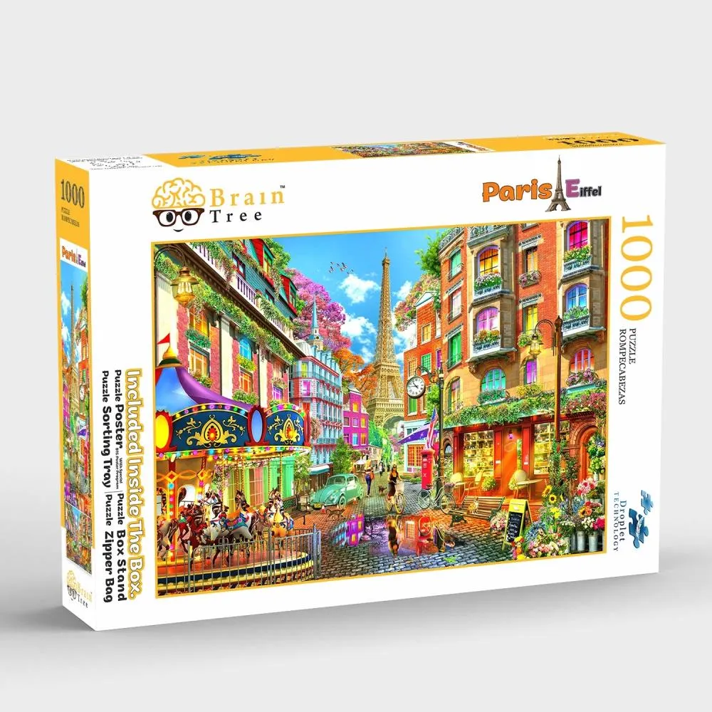 Brain Tree Jigsaw Puzzle 1000 pack  27.5"x 19.5" - Paris Eiffel*