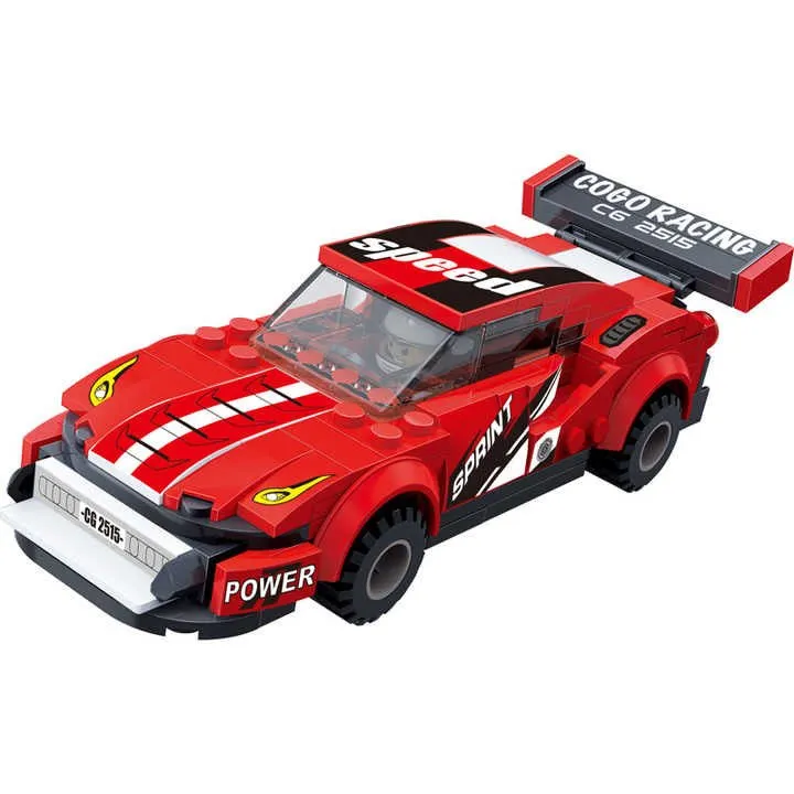 Cogo Speed Crossing Super Car Lego Blocks
