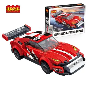 Cogo Speed Crossing Super Car Lego Blocks