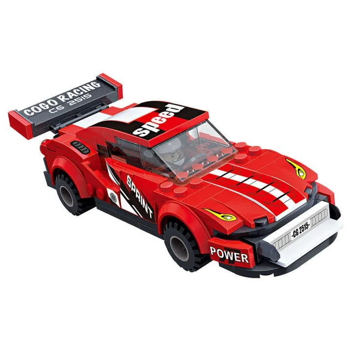 Cogo Speed Crossing Super Car Lego Blocks