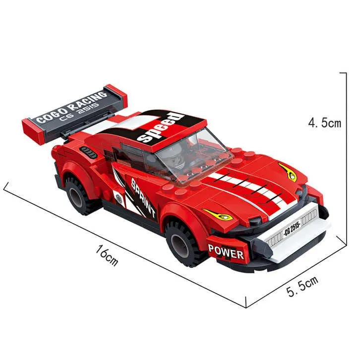 Cogo Speed Crossing Super Car Lego Blocks