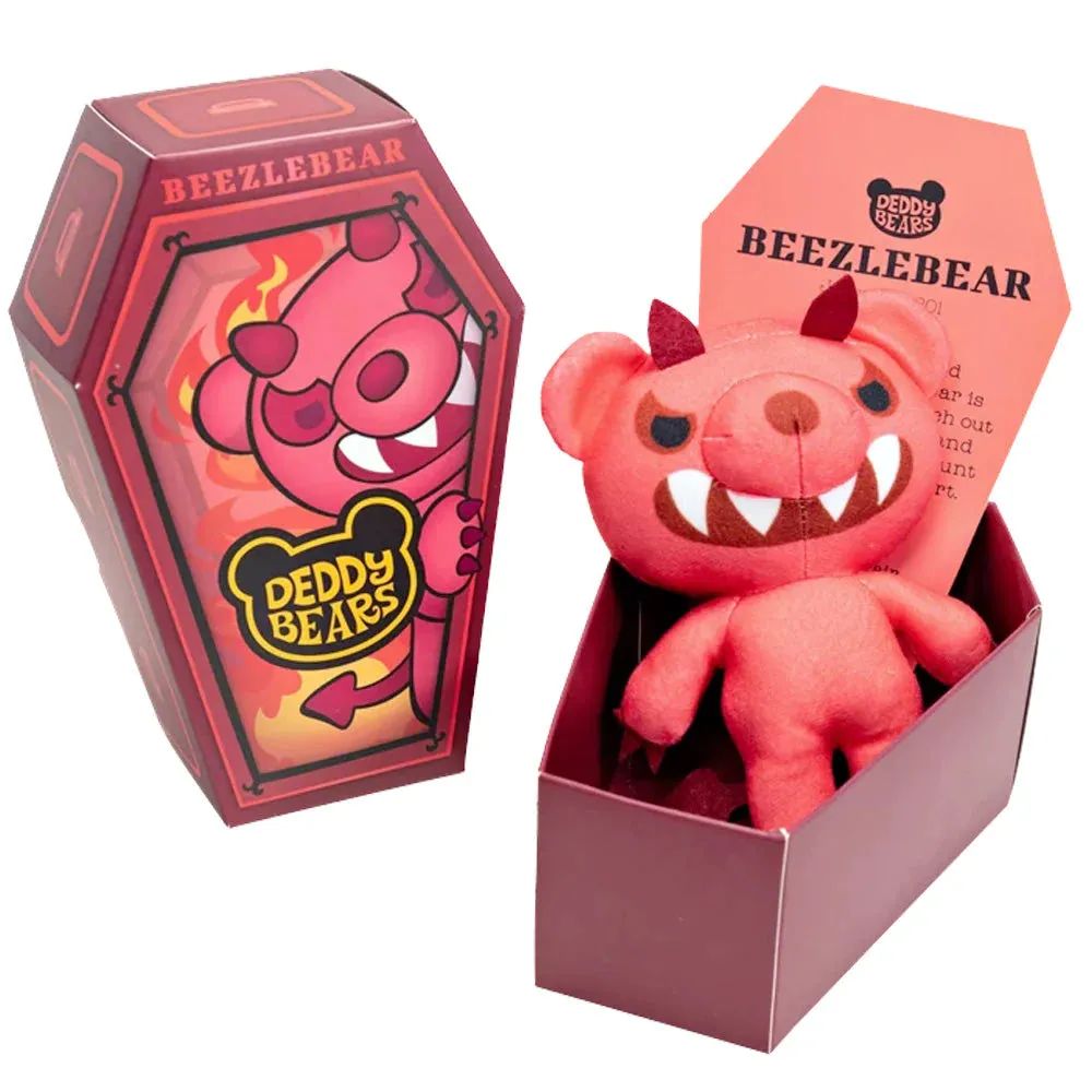 Deddy Bear Plush in Coffin