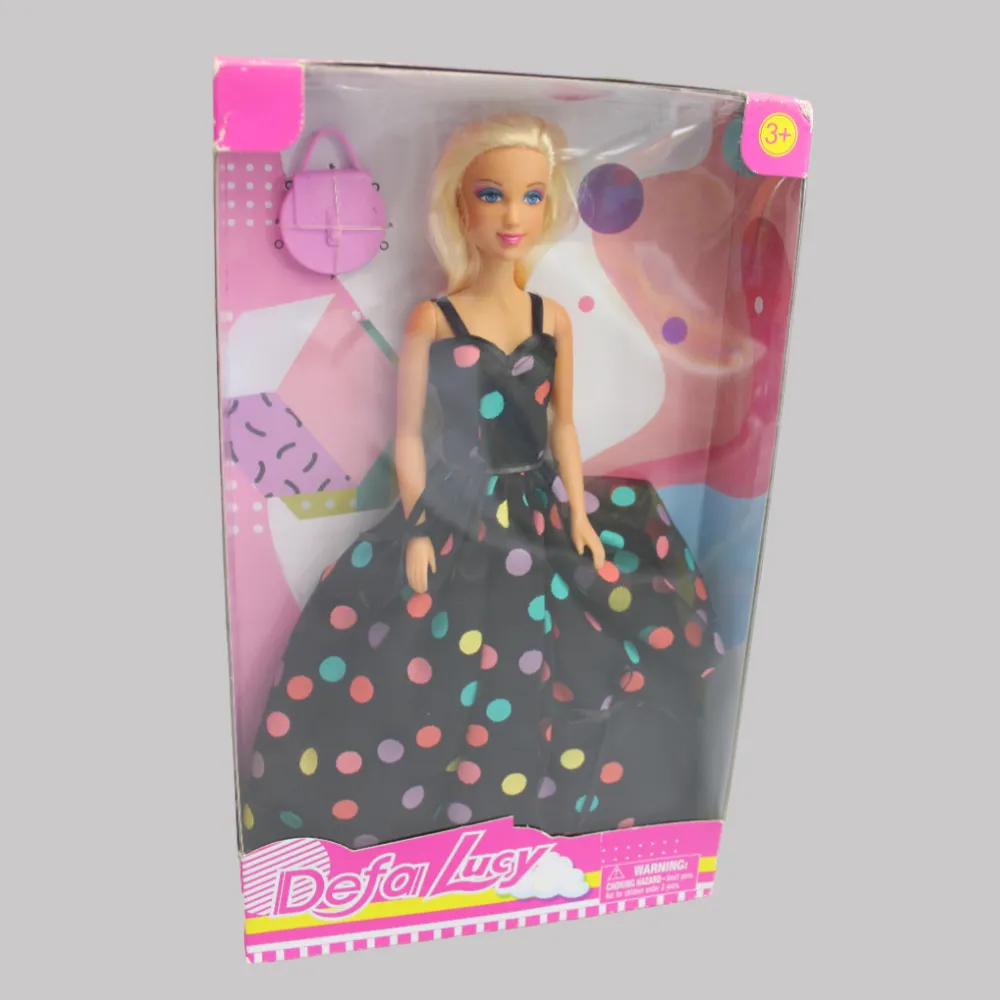 Defa Lucy Doll - Black Polka Dots Dress
