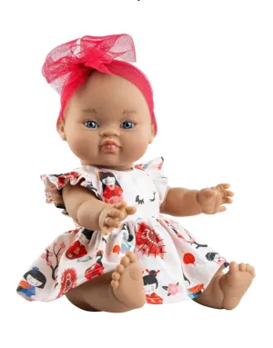 Dress with Japanese Anime print and red headband