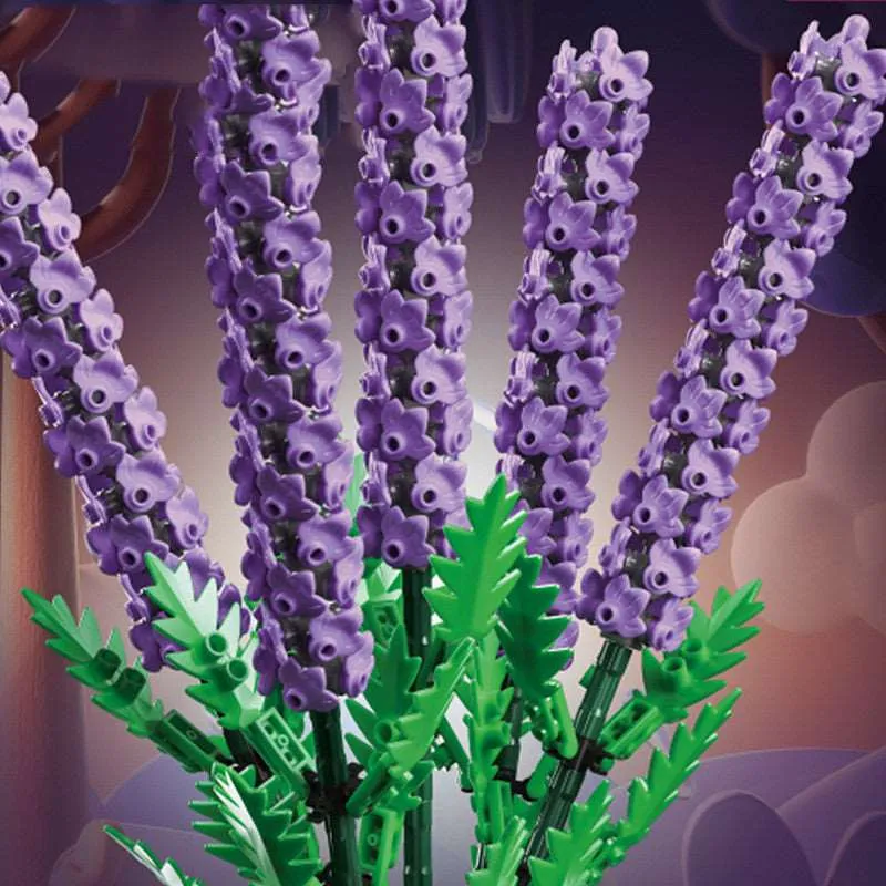 Enchanting Lavender Dreamland Building Blocks