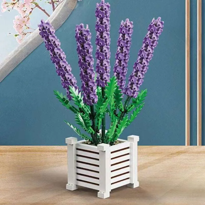 Enchanting Lavender Dreamland Building Blocks