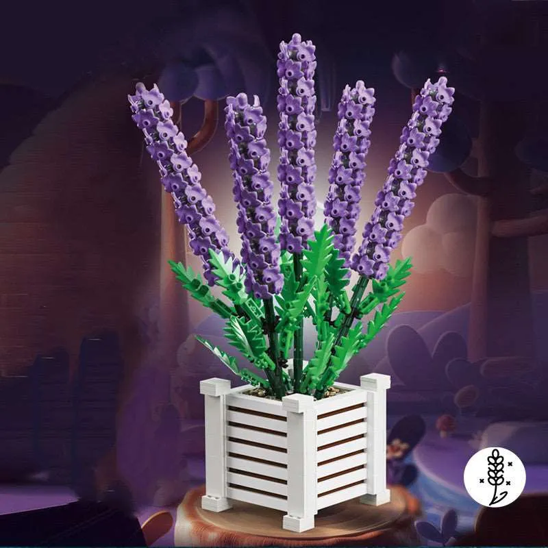 Enchanting Lavender Dreamland Building Blocks