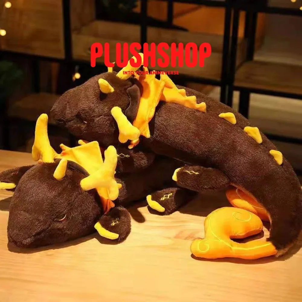 Genshin Impact &Honkai Starrail CharacterS Zhongli DanHeng themed dragon-shaped pillow